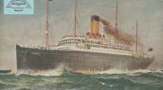 Az S. S. Cymric brit utasszállító egy angol nyelvű képeslapon (1912)